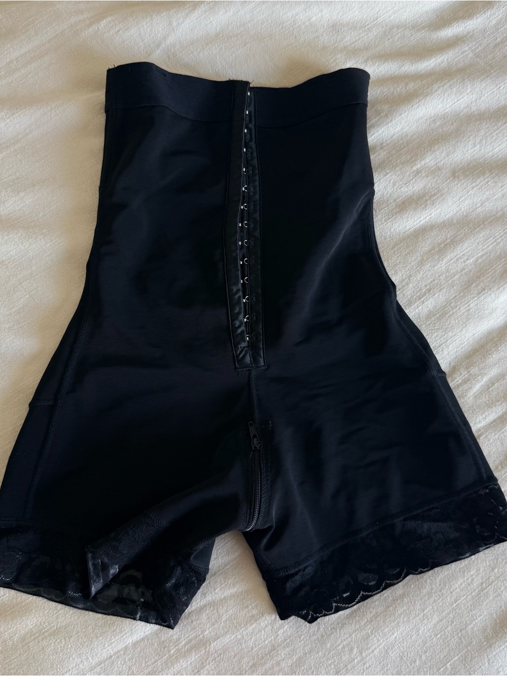 High-Waist Black Sculpting Shapewear Shorts